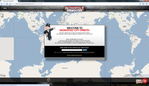 Monopoly City Streets — глобальная онлайн-игра на основе Google Maps